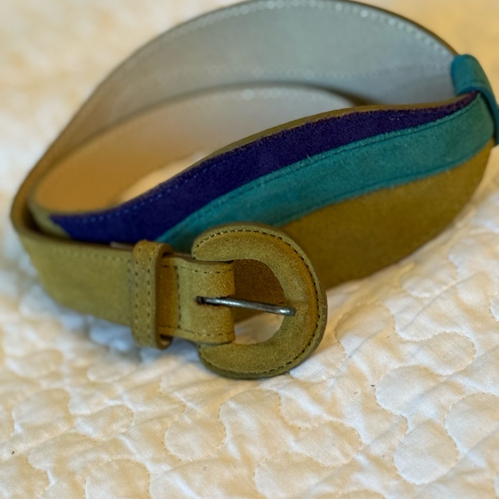 Anthropologie Suede Waist Belt - size 75